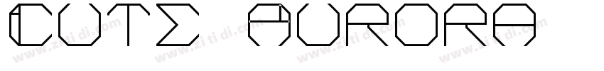 Cute Aurora字体转换